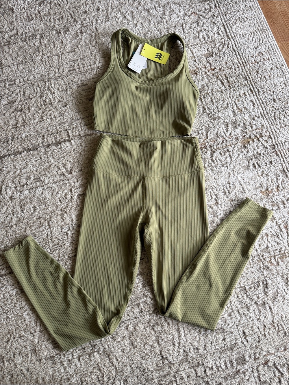 All in Motion Ribbed Athleisure Set Small NWT - Picture 6 of 6